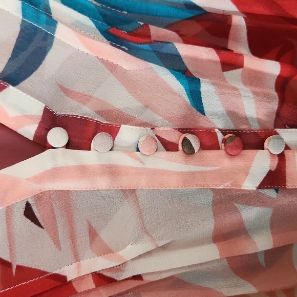 JOIE | Sheer Silk Tropical Blouse - Picture 7 of 12